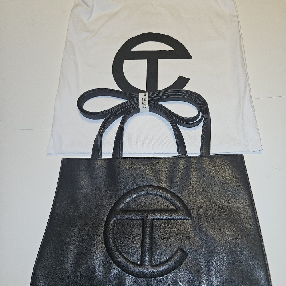 Medium  Telfar Shopping Bag - Black - Picture 10 of 16